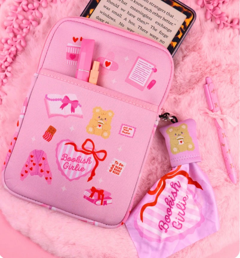 Cute Pink E-Reader Sleeve