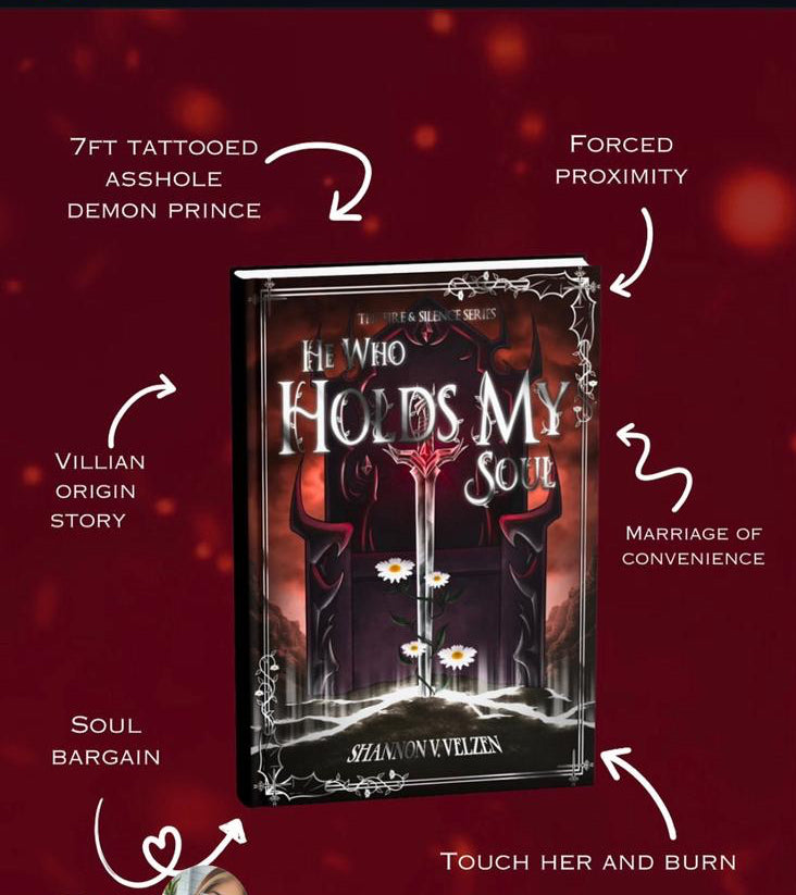 He Who Holds My Soul by Shannon V. Velzen *Signed Paperback Edition* (Pre-order)