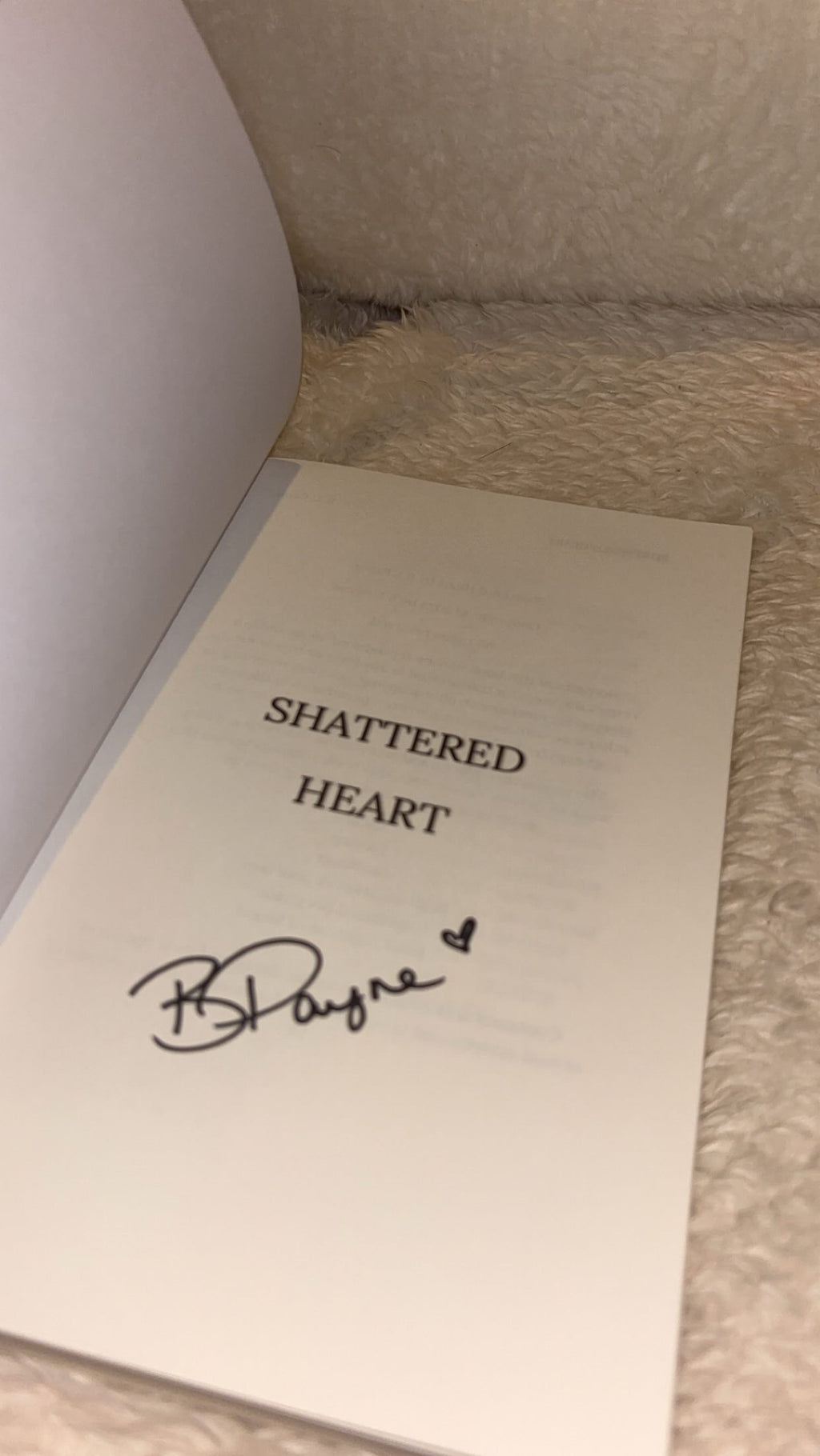 Shattered Heart - BL Payne. Rosewater Creek Book 1