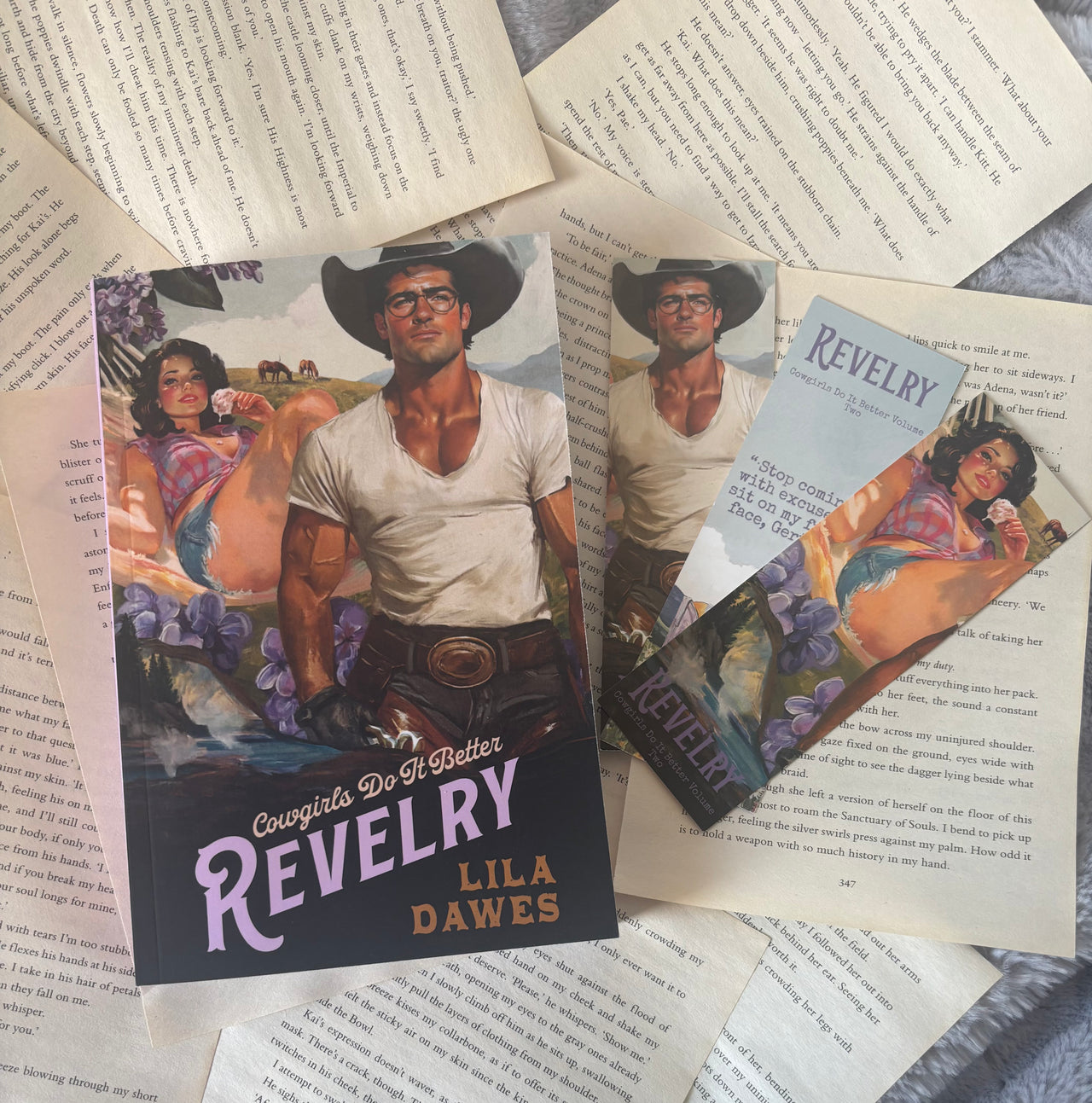 Revelry -  Lila Dawes. Cowgirls Do It Better Book 2. With matching bookmark