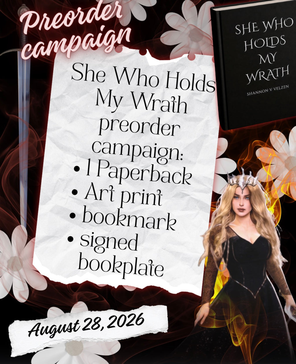 She Who Holds My Wrath by Shannon V. Velzen *Exclusive Pre-Order Bundle*