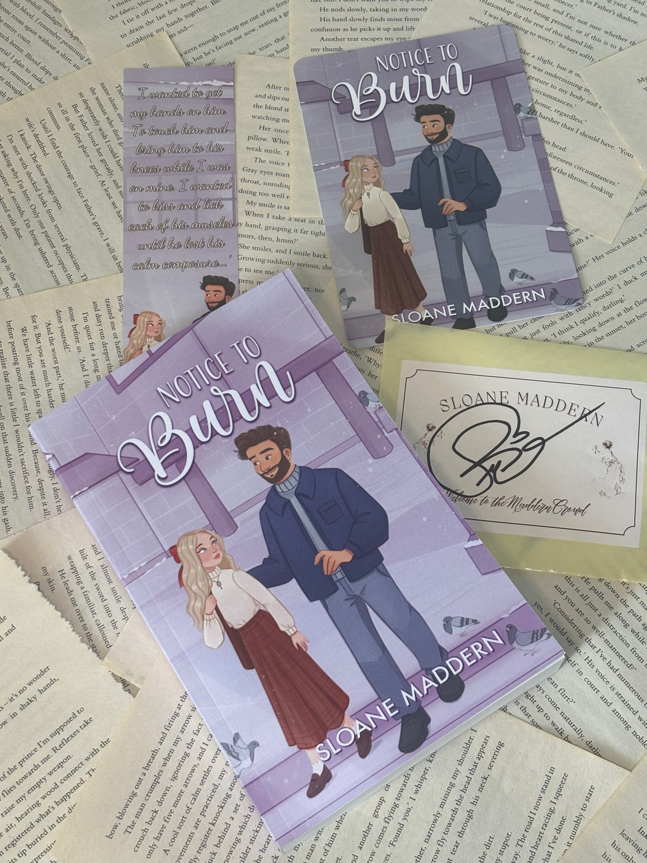 Notice to Burn by Sloane Maddern - Book 3 Better than Fiction