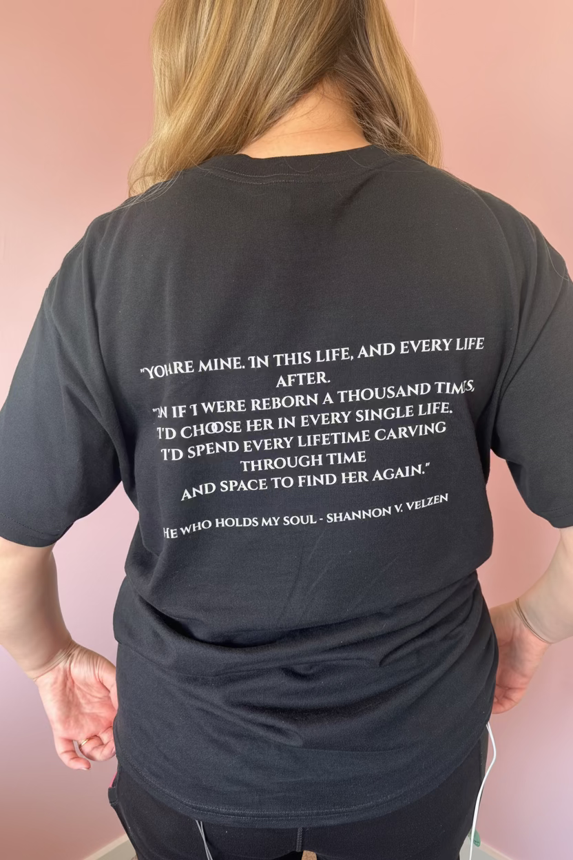 Shannon V. Velzen Collection 001 Quote Tee Black/White
