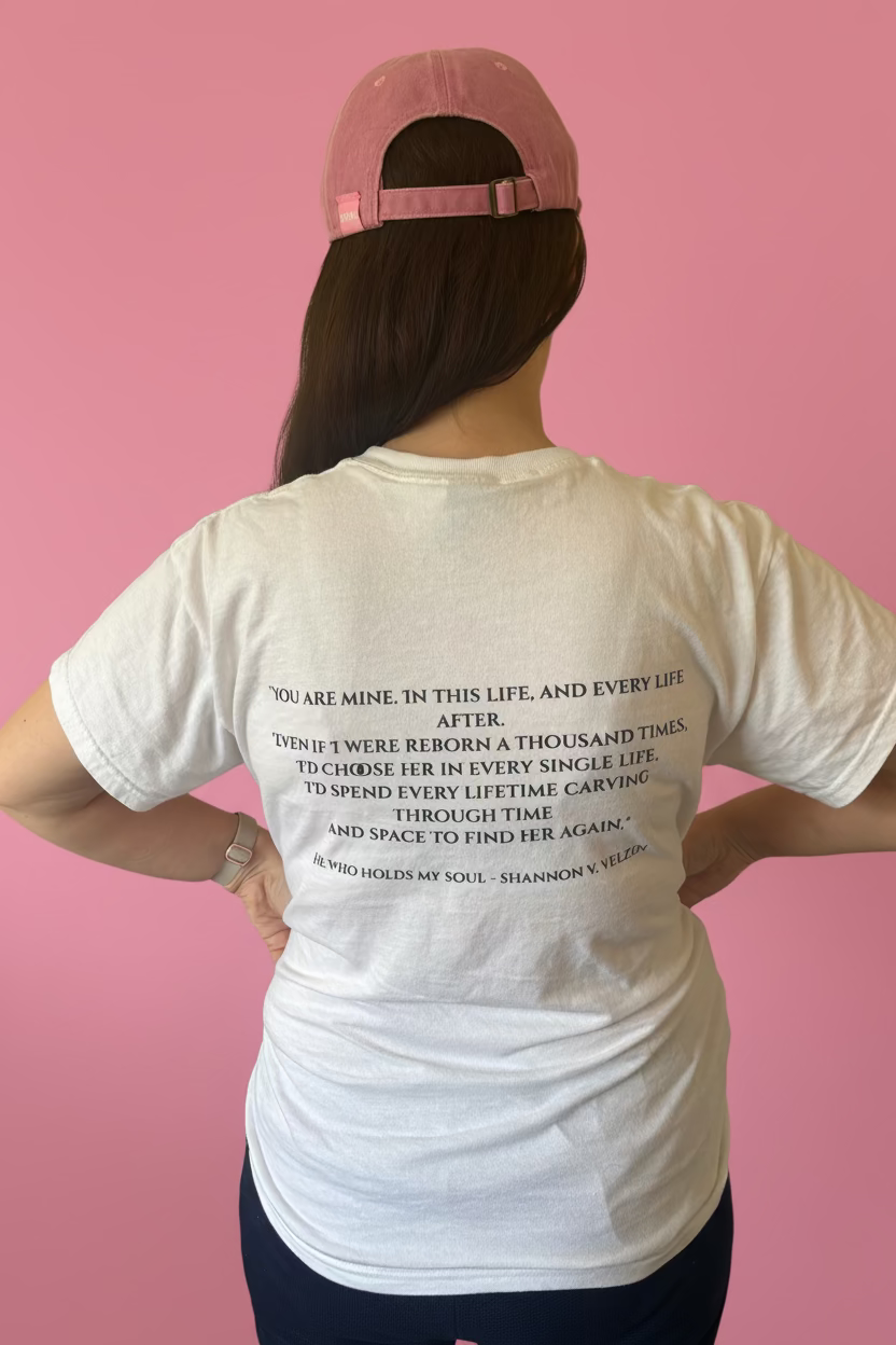 Shannon V. Velzen Collection 001 Quote Tee Black/White