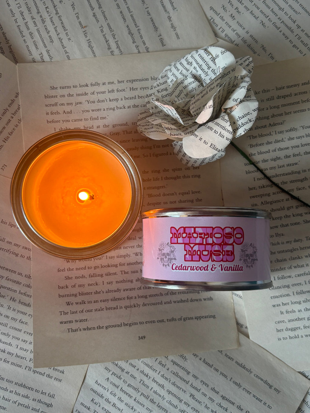 Mafioso Muse  - Cedarwood & Vanilla Soy Candle