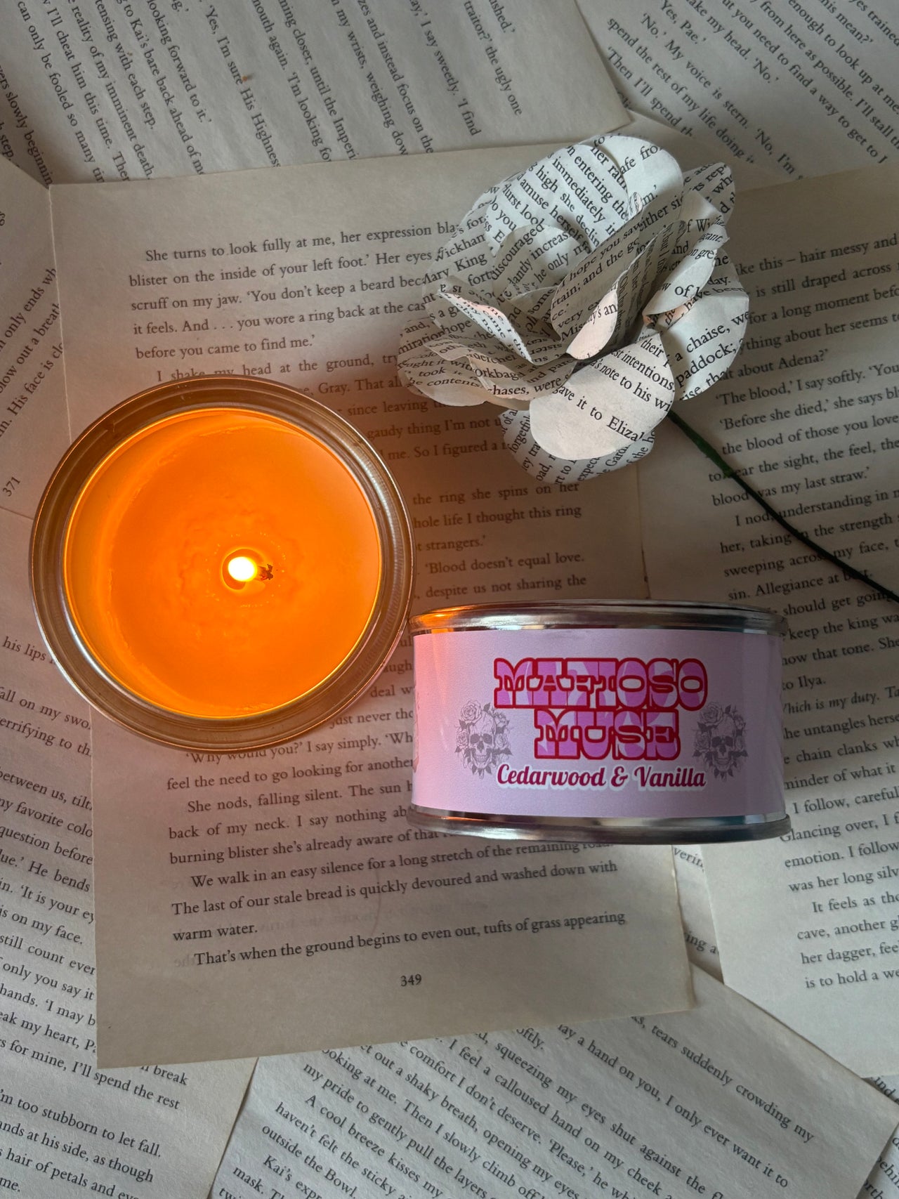 Mafioso Muse  - Cedarwood & Vanilla Soy Candle