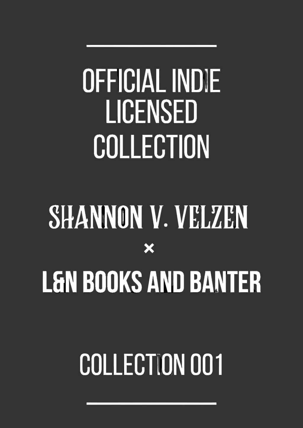 Shannon V. Velzen Collection 001 Quote Tee Black/White